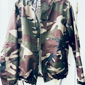 Obey Camouflage Raincoat
